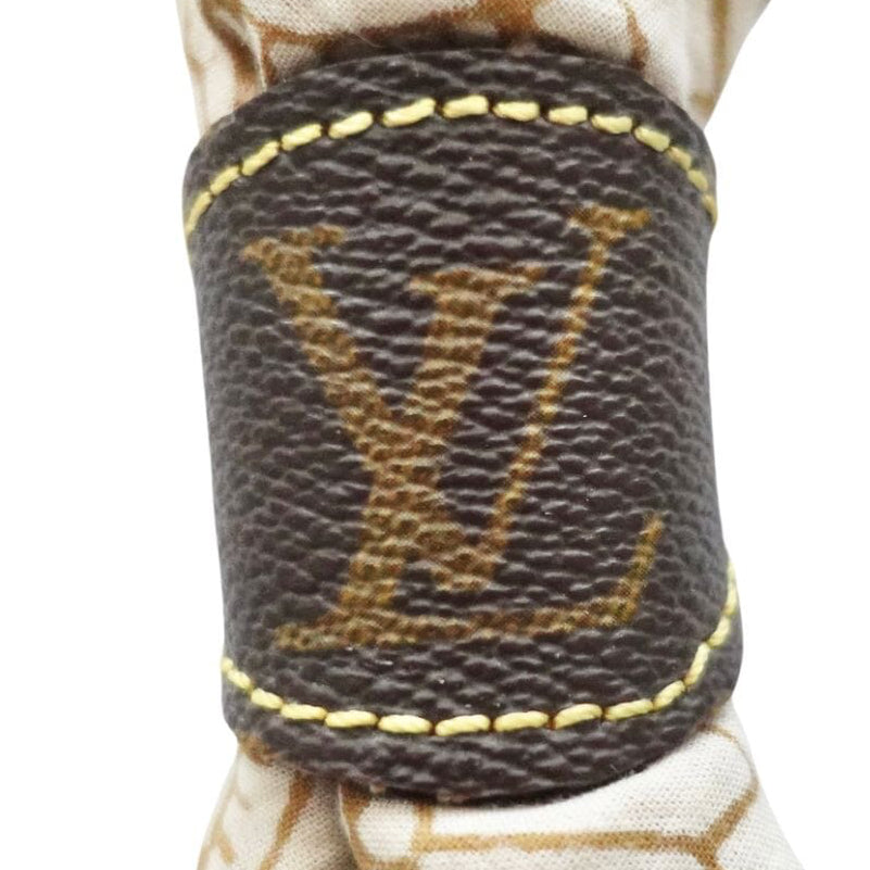 LV Leather Bandana Slide