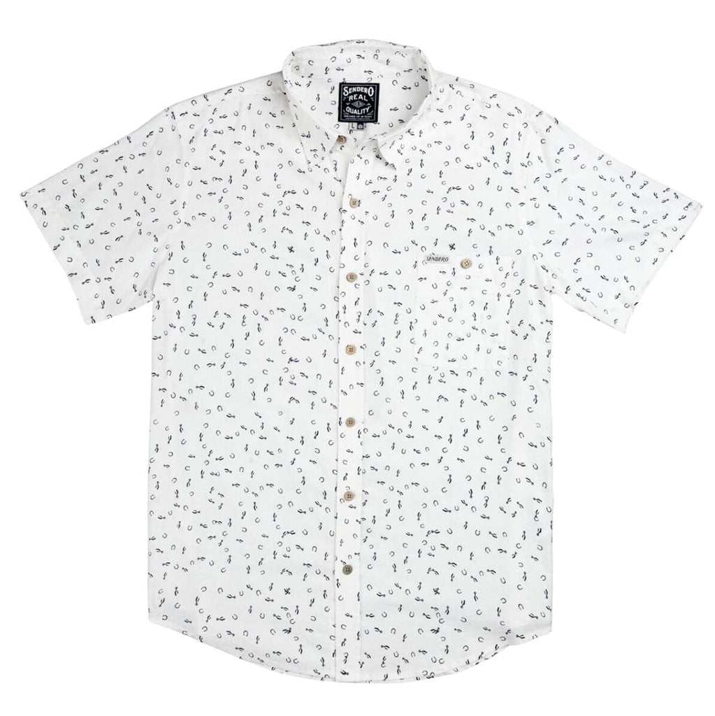 Mens shirt with Lucky Horseshoe print