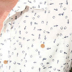 Mens shirt with Lucky Horseshoe print
