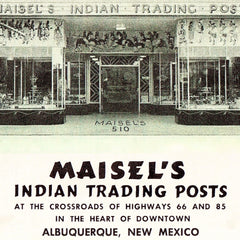 Maisel's Indian Trading Post Ad