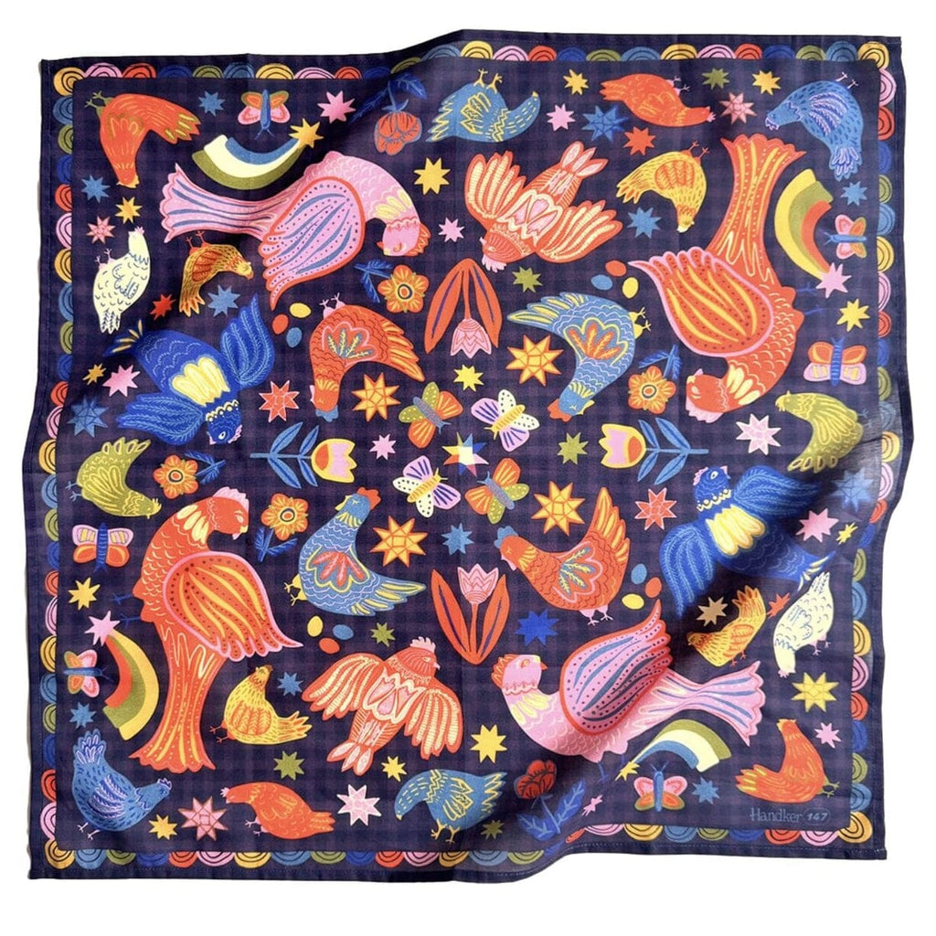 Screen Printed Bandana Scarf