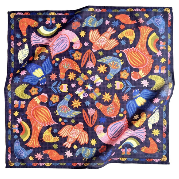 Screen Printed Bandana Scarf