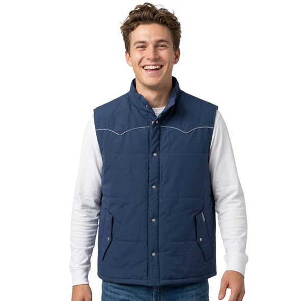 Mens Western Puffer Vest