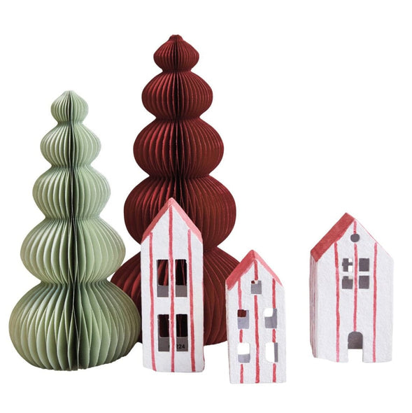 Honeycomb Paper Tree Mint Green