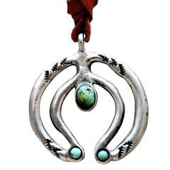 Naja Pendant on Deer Leather Cord