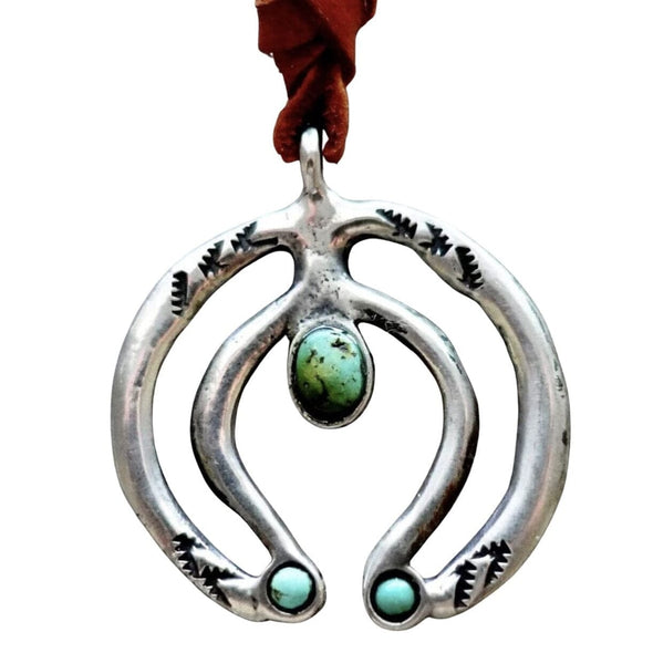 Naja Pendant on Deer Leather Cord