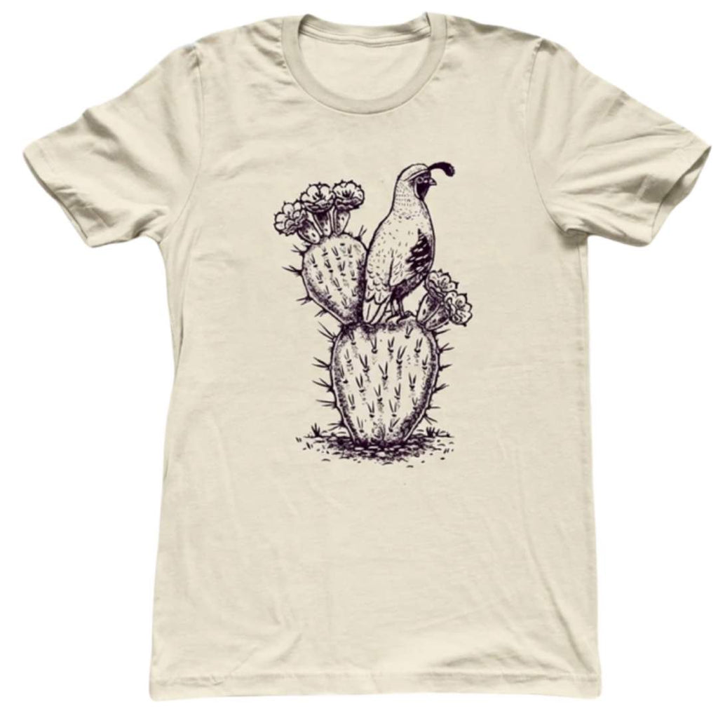 Cactus Quail Tee