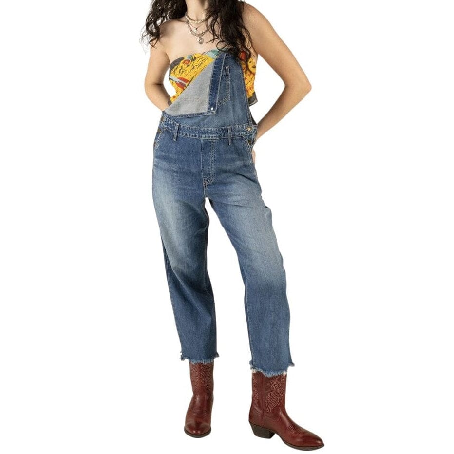 Women's Indigo Denim Overalls