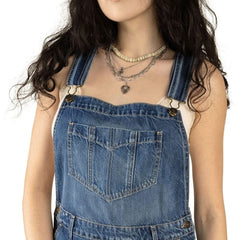 Women's Indigo Denim Overalls