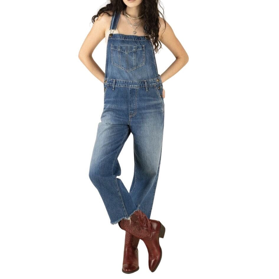 Women's Indigo Denim Overalls