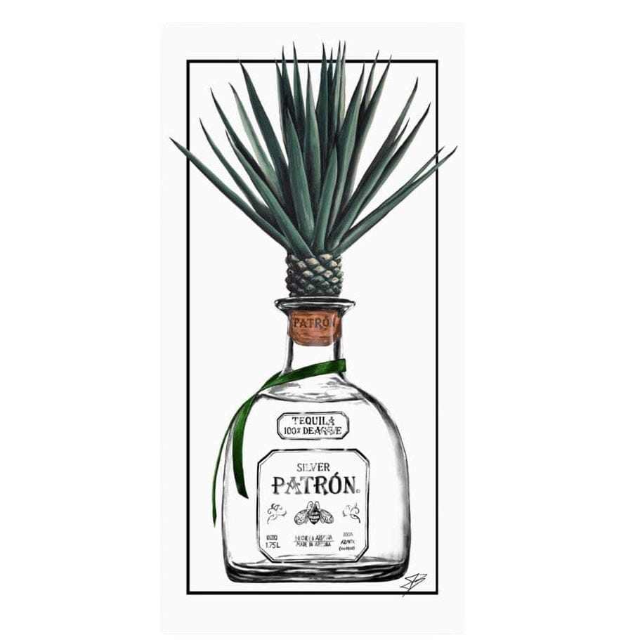 Patron Agave Print Black