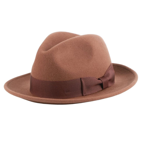 Pinch Front Fedora Hat Crushable
