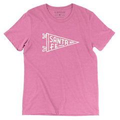 Santa Fe Pennant Flag T-Shirt Pink
