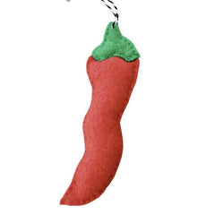 Red  Chile Felt Ornament