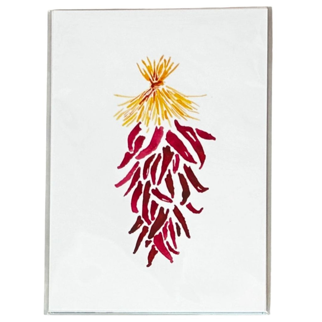 Chile Ristra Watercolor Art Print