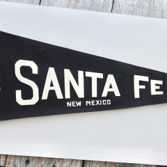 Vintage Santa Fe Pennant Framed