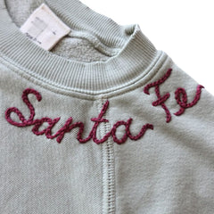 Santa Fe Chainstitch Sweatshirt Sage Green
