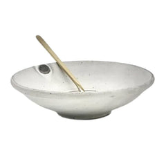 Ceramic Clay Salt Dish & Spoon