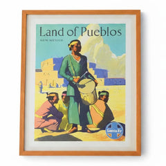Santa Fe Railroad Original Travel Poster