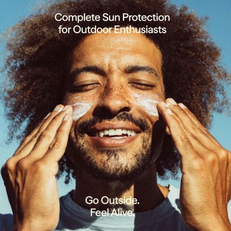 Man applying Sunski Face Sunscreen