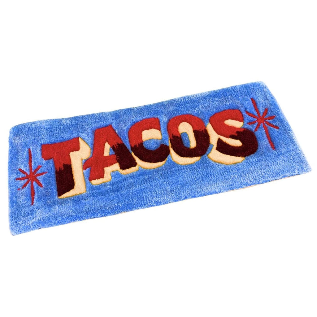 Colorful Woven Tacos Sign Framed