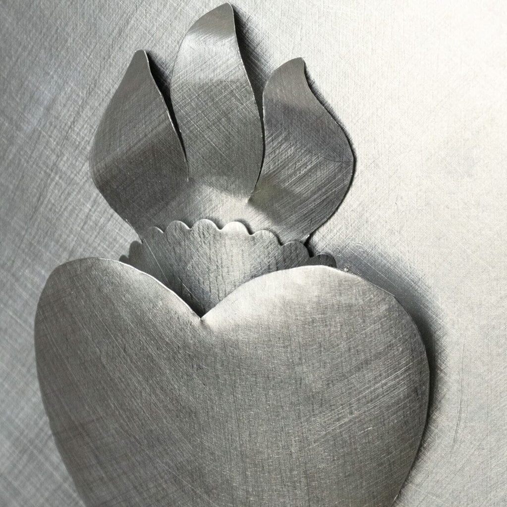 Milagro Heart Tin Ornament