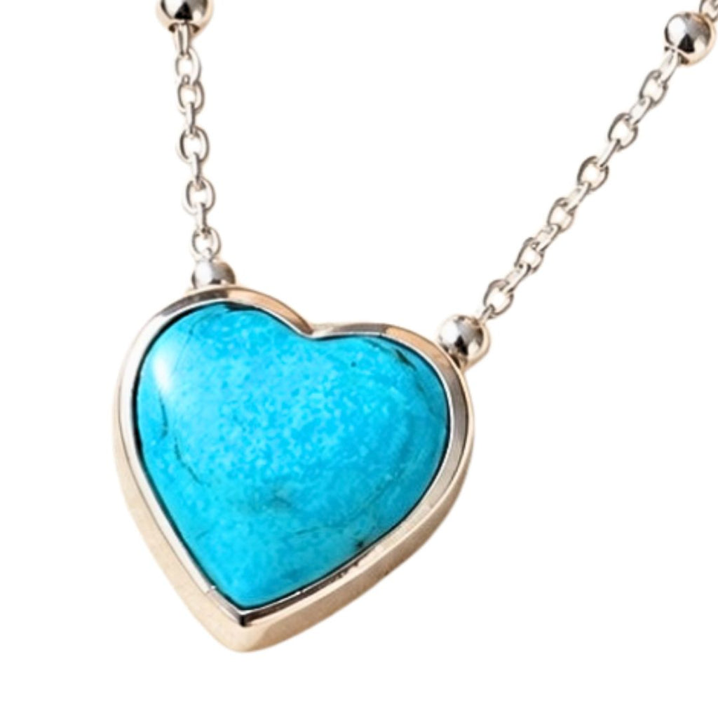 Turquoise Heart Necklace