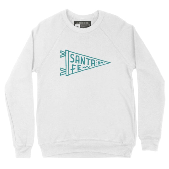 Santa Fe Pennant Sweatshirt White