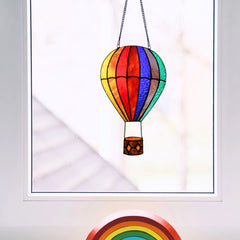 Stained Glass Hot Air Balloon Suncatcher
