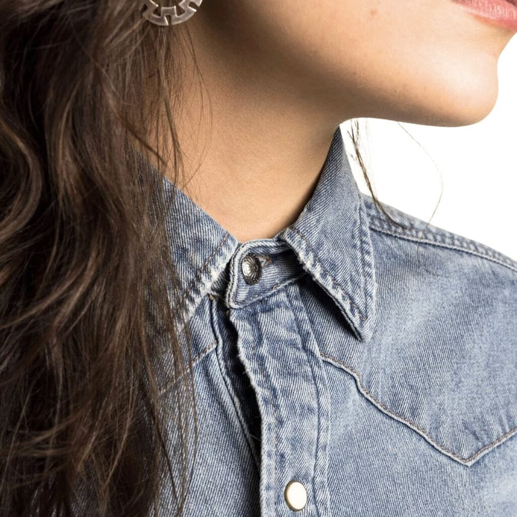 Women's Denim Snapbutton Shirt