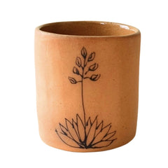 Orange Yucca Flower Mug