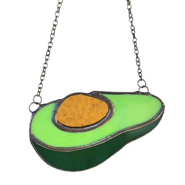 Avocado Suncatcher Stained Glass