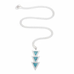 Azteca Turquoise Drop Necklace