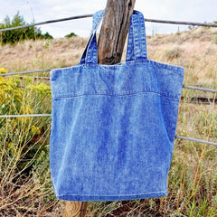 Southwest Denim Tote Bag