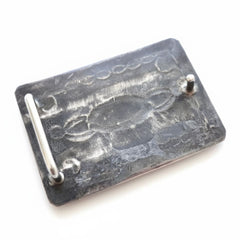Old Navajo Chiseled Belt Buckle