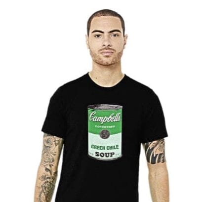 Green Chile Soup Tee in Black