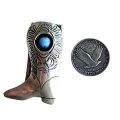 Sterling Cowboy Boot Money Clip