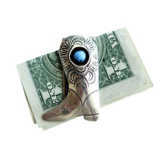 Sterling Cowboy Boot Money Clip