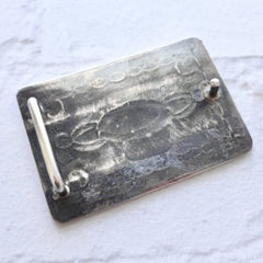 Old Navajo Chiseled Belt Buckle