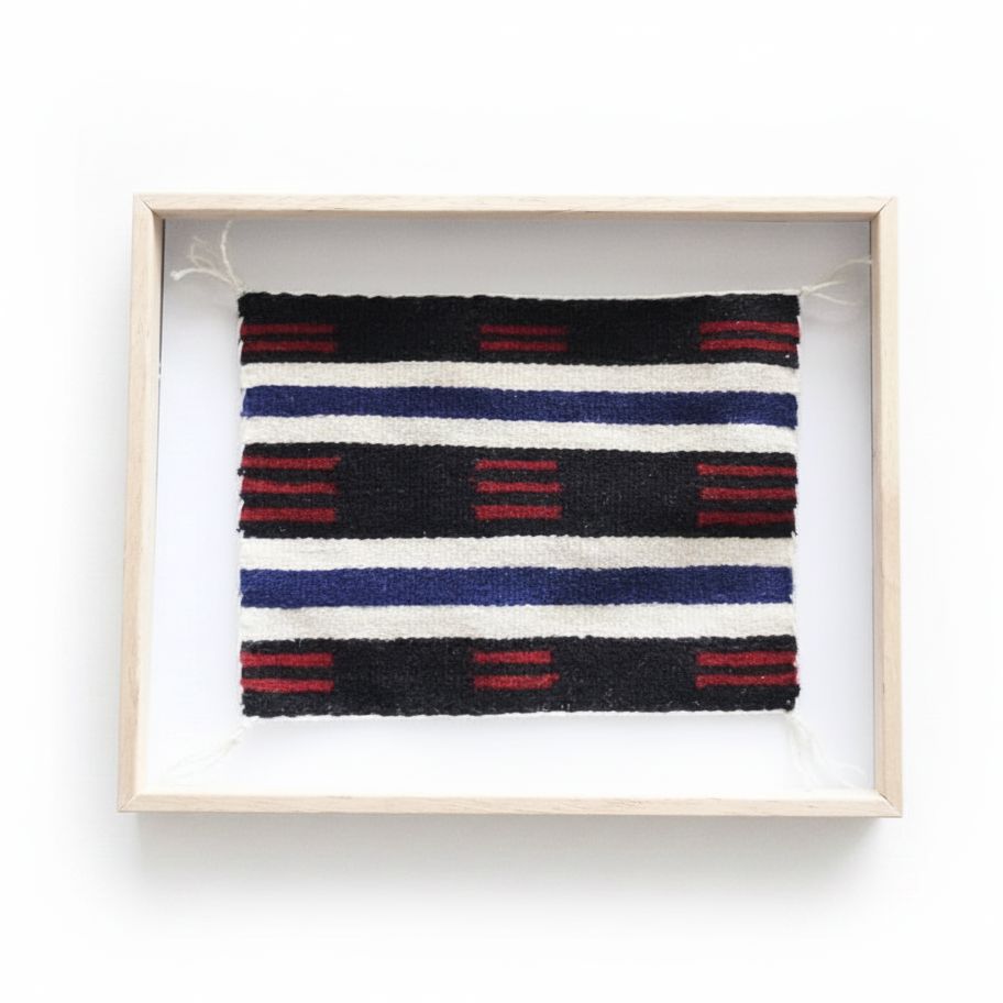 Chief Blanket Weaving Framed