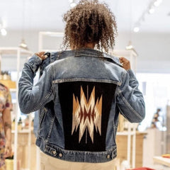 Chimayó Weaving Jean Jacket