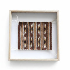 Mini Chinle Framed Navajo Rug 