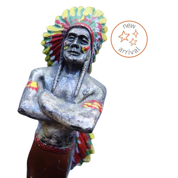 Cigar Store Indian Chief Vintage Cast Iron