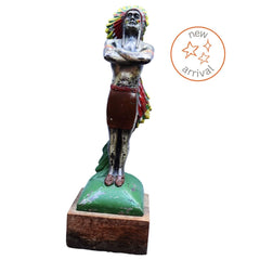 Cigar Store Indian Chief Vintage Cast Iron
