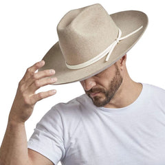 Flipped Brim Wool Felt Hat