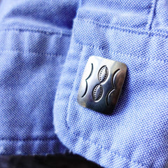 Vintage Navajo Silver Cufflinks