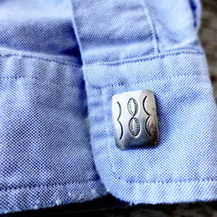 Vintage Navajo Silver Cufflinks