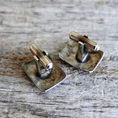 Vintage Navajo Silver Cufflinks