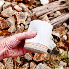 Stoneware Thumb Cup