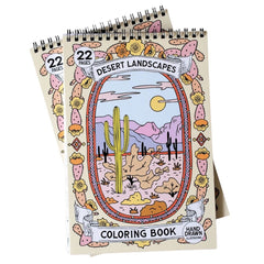 Desert Landscapes Coloring Book